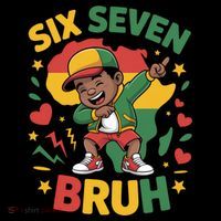 Six Seven Bruh 67 Juneteenth 6-7 Meme Coffee Mug thumb 5