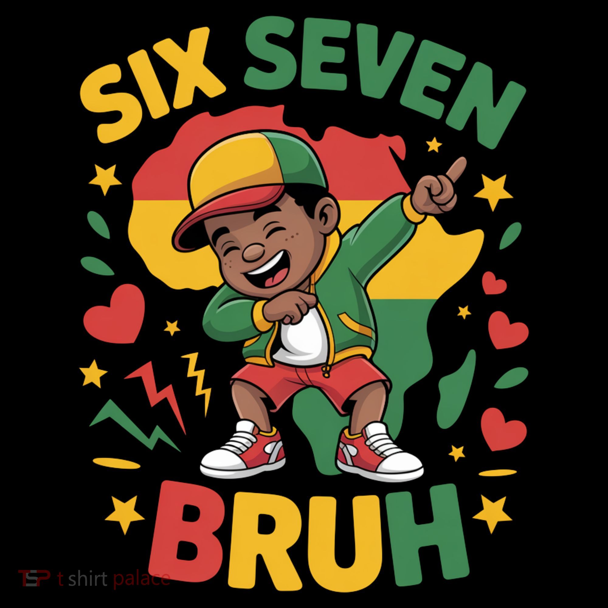 Six Seven Bruh 67 Juneteenth 6-7 Meme Coffee Mug