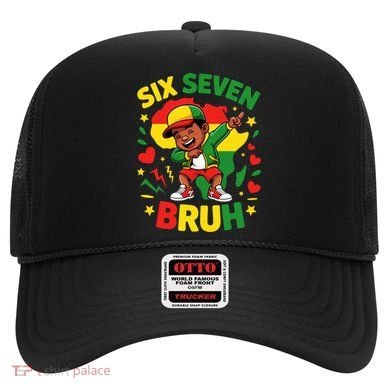 Six Seven Bruh 67 Juneteenth 6-7 Meme Hat