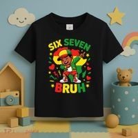 Six Seven Bruh 67 Juneteenth 6-7 Meme Toddler T-Shirt thumb 3
