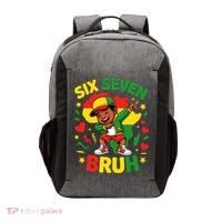 Six Seven Bruh 67 Juneteenth 6-7 Meme Vector Backpack thumb 0