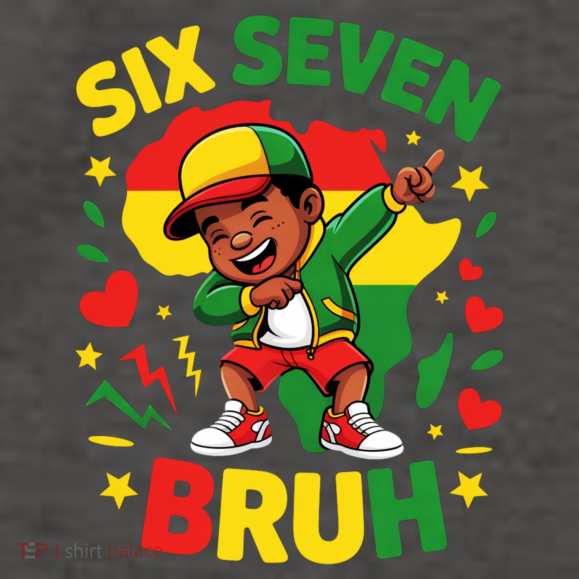 Six Seven Bruh 67 Juneteenth 6-7 Meme Vector Backpack