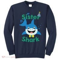 Sister Shark Birthday Party Matching Family Sweatshirt thumb 0