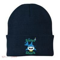 Sister Shark Birthday Party Matching Family Beanie thumb 0