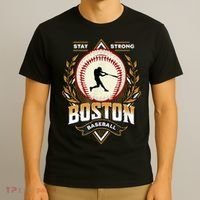 Stay Strong Boston Baseball Graphic Tee Vintage Style T-Shirt thumb 3