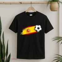 Spain Soccer Ball Spain Flag Jersey Spanish Football Fan T-Shirt thumb 2