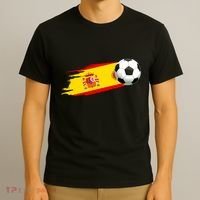 Spain Soccer Ball Spain Flag Jersey Spanish Football Fan T-Shirt thumb 3