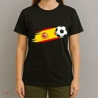 Spain Soccer Ball Spain Flag Jersey Spanish Football Fan T-Shirt thumb 4