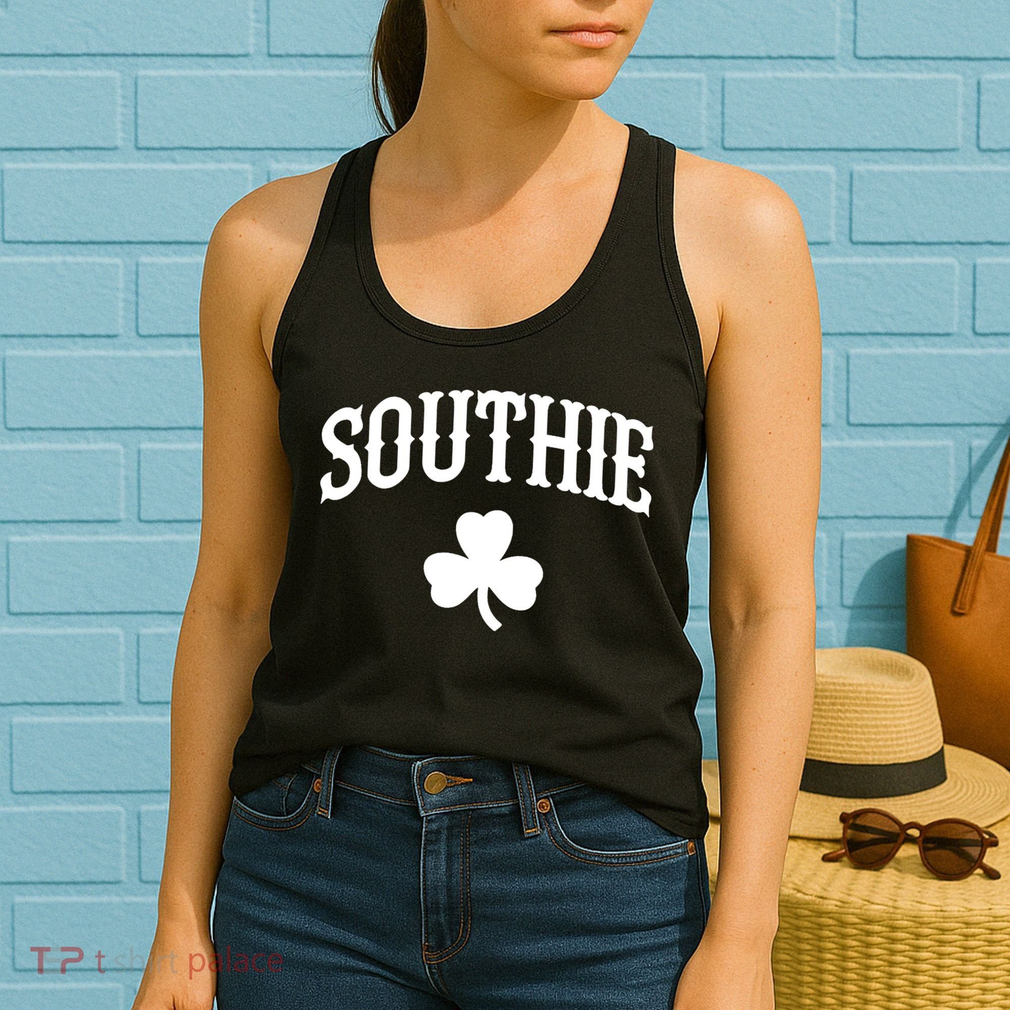 Southie South Boston Massachusetts tee Women's Tank Top