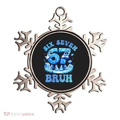 Six Seven Bruh 67 Autism Puzzle 6-7 Brainrot Meme Ornament
