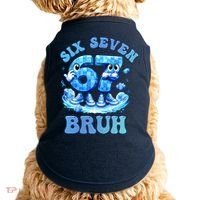 Six Seven Bruh 67 Autism Puzzle 6-7 Brainrot Meme Doggie Tank thumb 0
