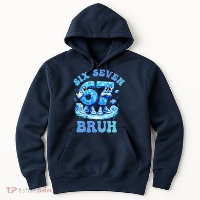 Six Seven Bruh 67 Autism Puzzle 6-7 Brainrot Meme Hoodie