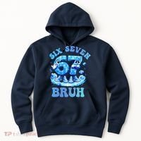 Six Seven Bruh 67 Autism Puzzle 6-7 Brainrot Meme Hoodie thumb 0