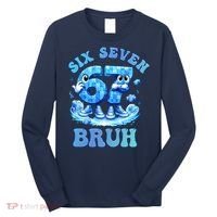 Six Seven Bruh 67 Autism Puzzle 6-7 Brainrot Meme Long Sleeve Shirt thumb 0
