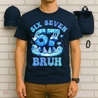 Six Seven Bruh 67 Autism Puzzle 6-7 Brainrot Meme T-Shirt thumb 6