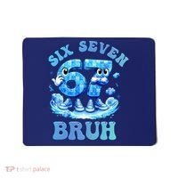 Six Seven Bruh 67 Autism Puzzle 6-7 Brainrot Meme Mousepad thumb 0