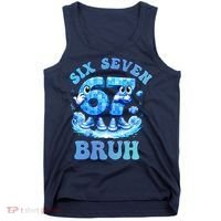 Six Seven Bruh 67 Autism Puzzle 6-7 Brainrot Meme Tank Top thumb 0