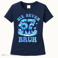 Six Seven Bruh 67 Autism Puzzle 6-7 Brainrot Meme Women's T-Shirt thumb 0