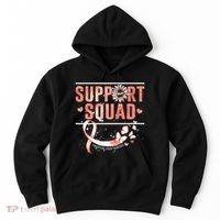 Support Squad Butterfly Peach Ribbon Endometrial Cancer Hoodie thumb 0