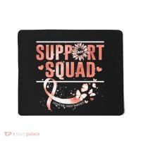 Support Squad Butterfly Peach Ribbon Endometrial Cancer Mousepad thumb 0