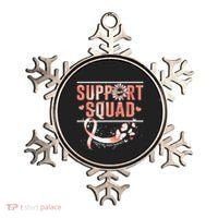 Support Squad Butterfly Peach Ribbon Endometrial Cancer Ornament thumb 0