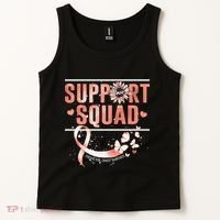 Support Squad Butterfly Peach Ribbon Endometrial Cancer Tank Top thumb 2