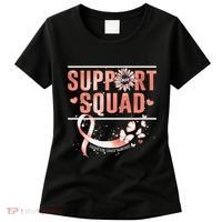 Support Squad Butterfly Peach Ribbon Endometrial Cancer Women's T-Shirt thumb 0