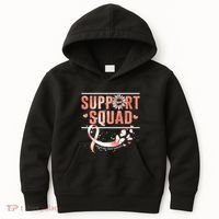 Support Squad Butterfly Peach Ribbon Endometrial Cancer Kids Hoodie thumb 0
