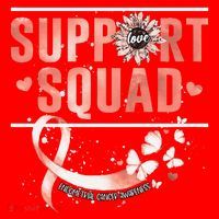 Support Squad Butterfly Peach Ribbon Endometrial Cancer Santa Hat thumb 1