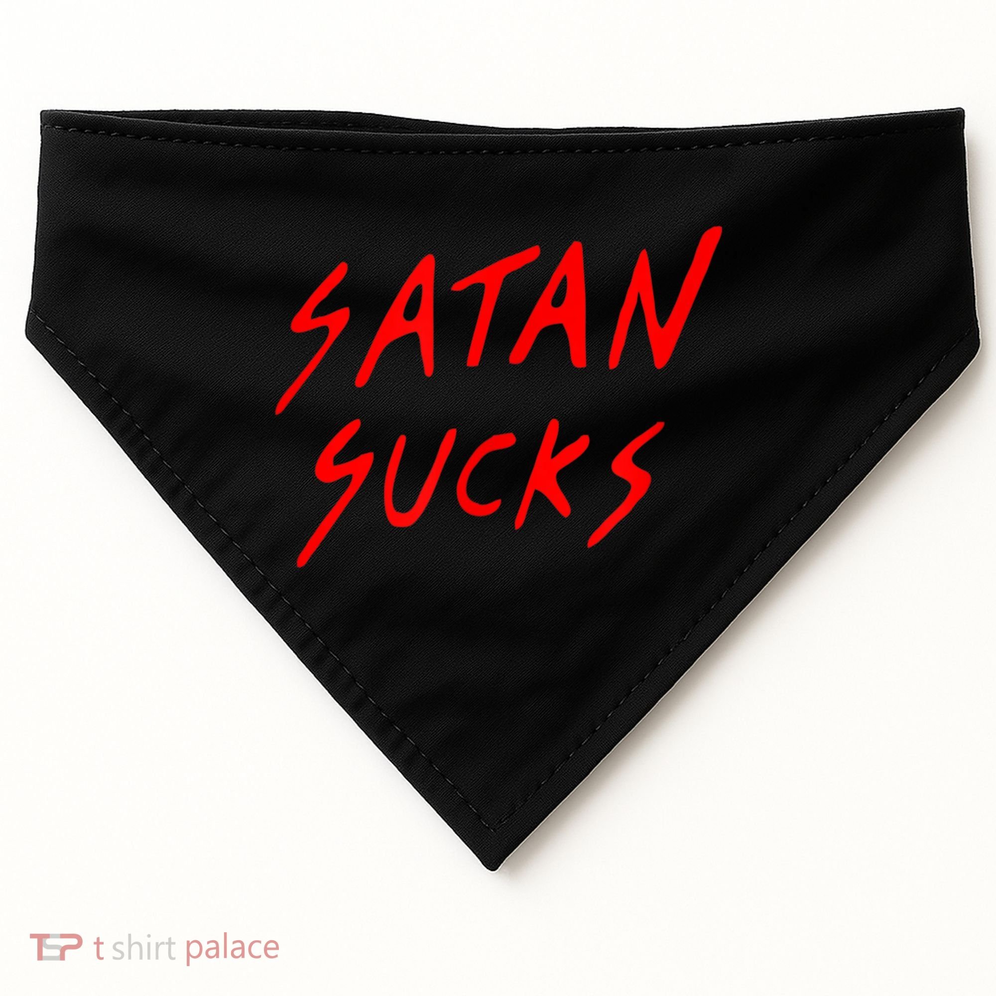 Satan Sucks Bobby S Bible Verse Christian Love Christ USA-Made Doggie Bandana
