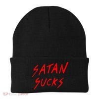 Satan Sucks Bobby S Bible Verse Christian Love Christ Beanie thumb 0