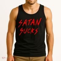 Satan Sucks Bobby S Bible Verse Christian Love Christ Tank Top thumb 3