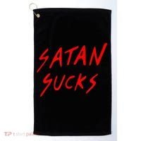Satan Sucks Bobby S Bible Verse Christian Love Christ Golf Towel thumb 0