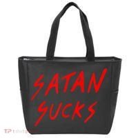 Satan Sucks Bobby S Bible Verse Christian Love Christ Tote Bag thumb 0