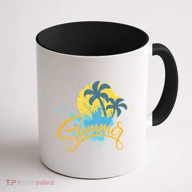 Summer Splash Beach Life Coffee Mug back