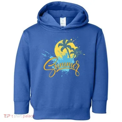 Summer Splash Beach Life Toddler Hoodie