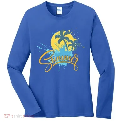 Summer Splash Beach Life Women's Long Sleeve Shirt