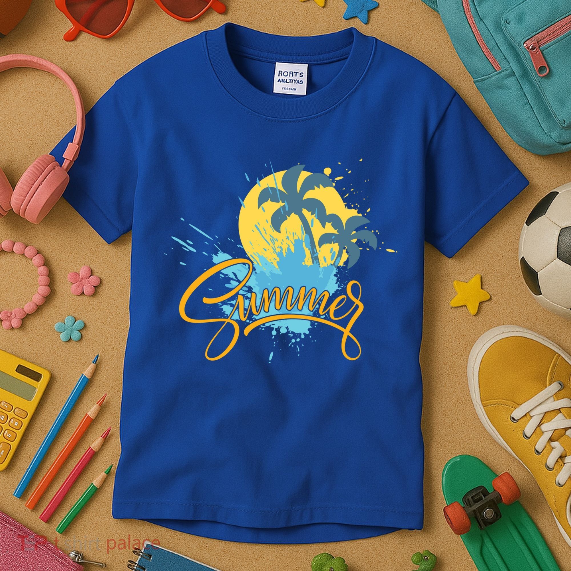Summer Splash Beach Life Kids T-Shirt