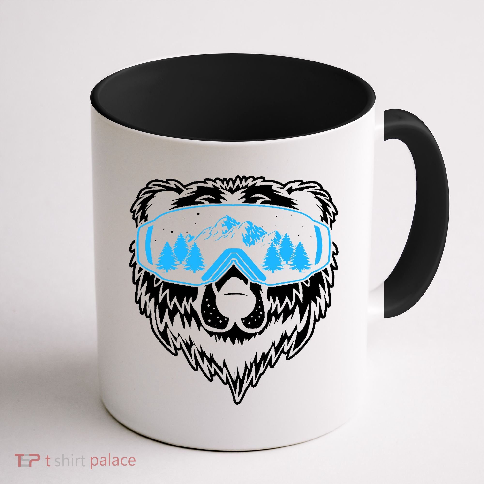 Snow Ski Bear Snowboard Coffee Mug