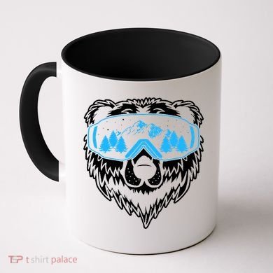 Snow Ski Bear Snowboard Coffee Mug