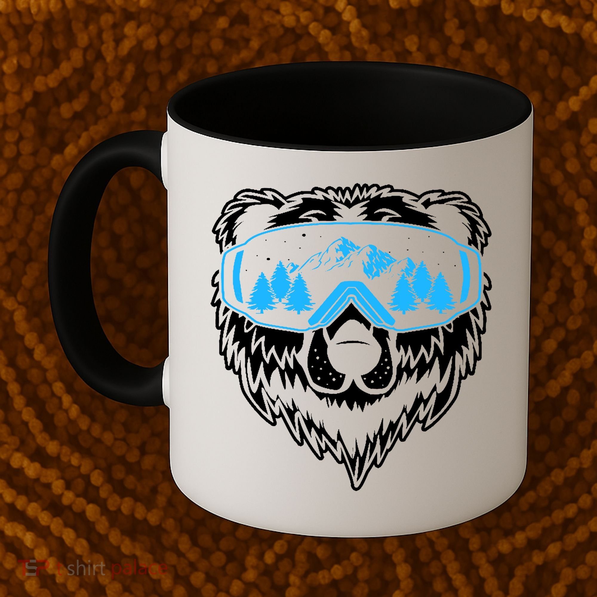 Snow Ski Bear Snowboard Coffee Mug