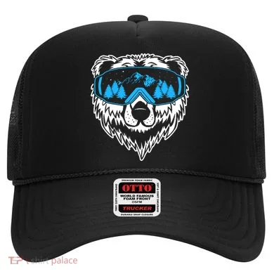 Snow Ski Bear Snowboard Hat