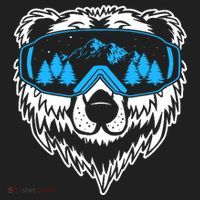 Snow Ski Bear Snowboard Hat thumb 2