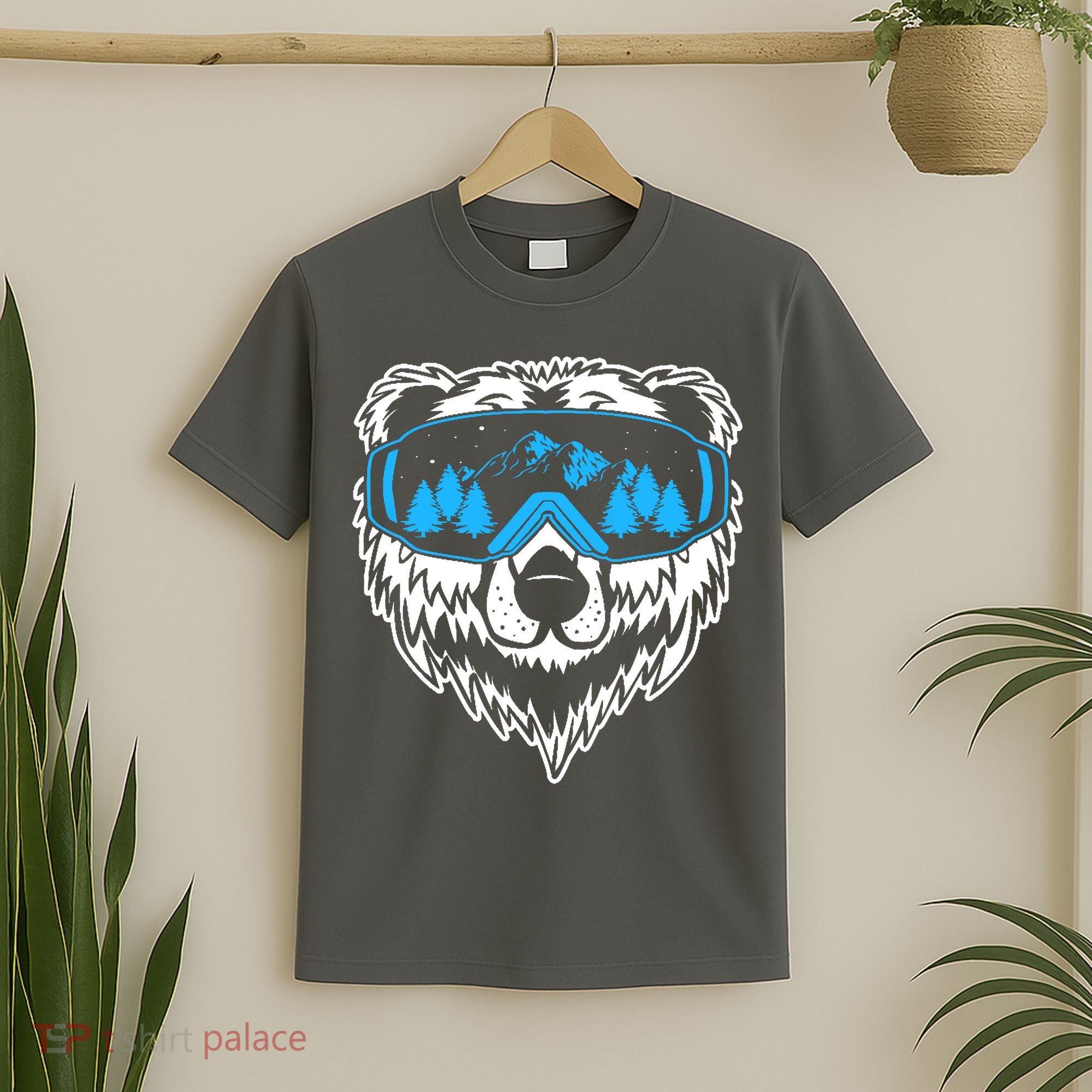Snow Ski Bear Snowboard T-Shirt