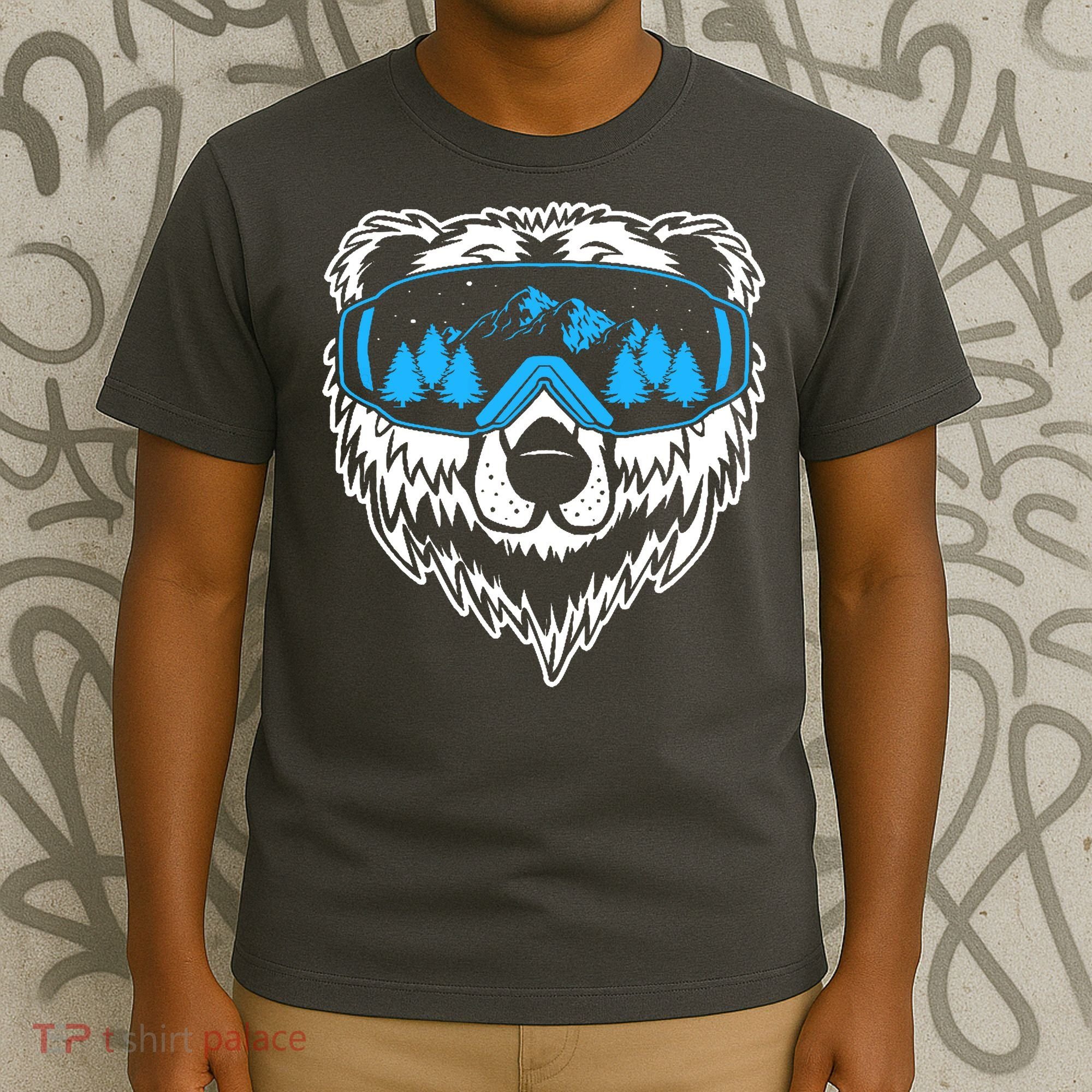 Snow Ski Bear Snowboard T-Shirt