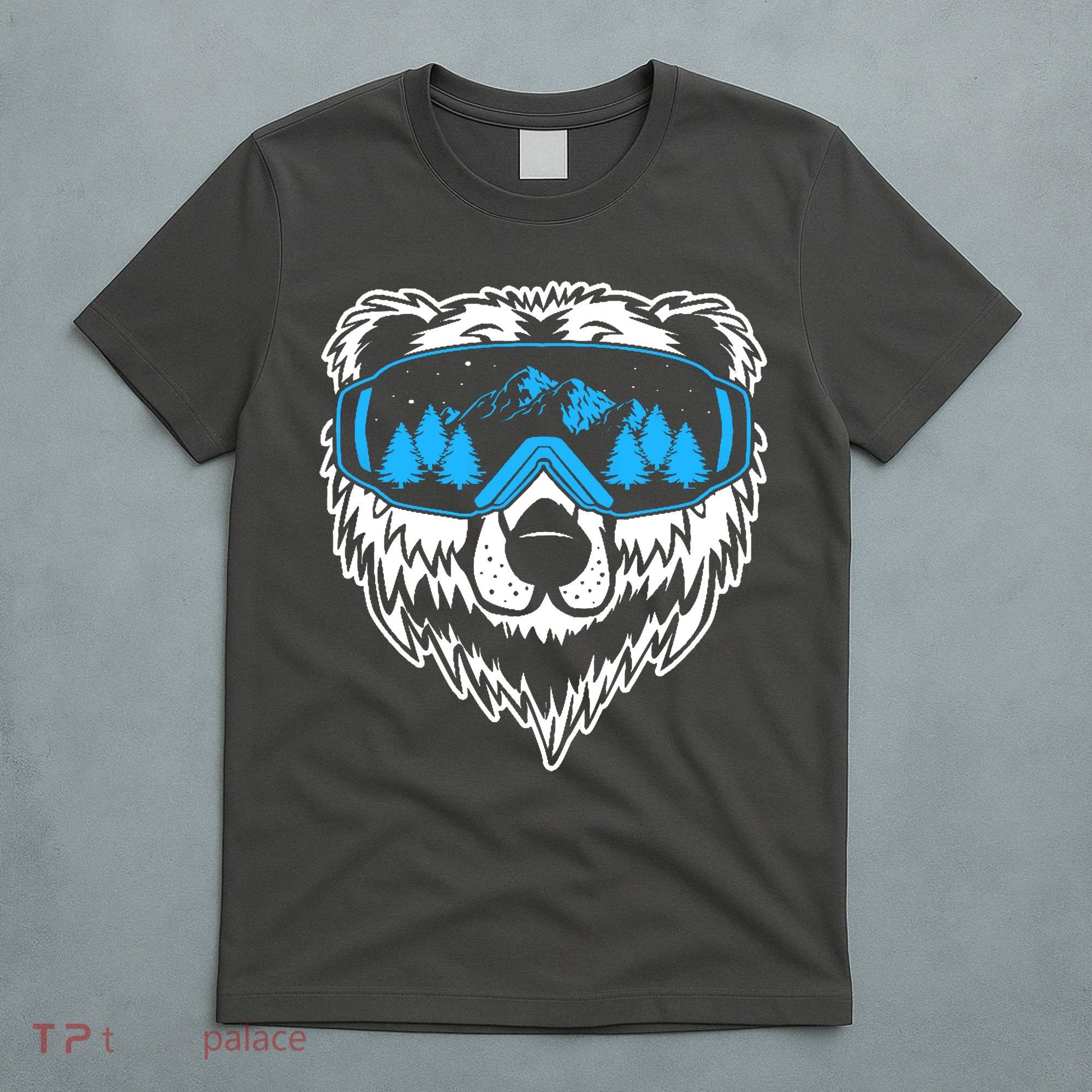 Snow Ski Bear Snowboard T-Shirt