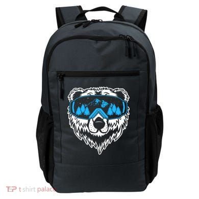 Snow Ski Bear Snowboard Backpack