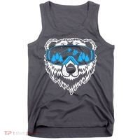 Snow Ski Bear Snowboard Tank Top thumb 0