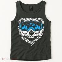 Snow Ski Bear Snowboard Tank Top thumb 2