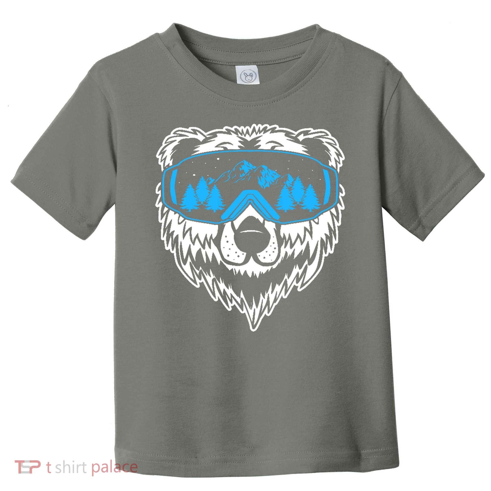 Snow Ski Bear Snowboard Toddler T-Shirt